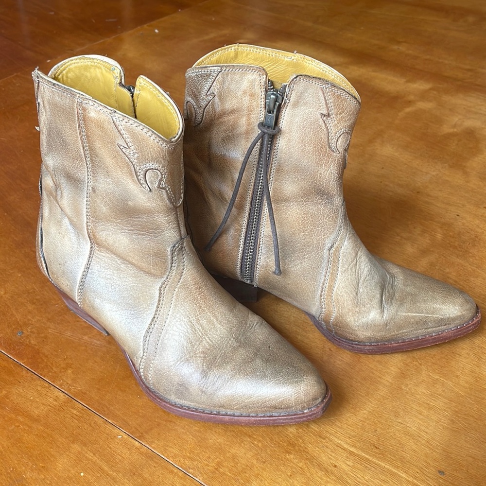 Free people Leather BOOTIES
